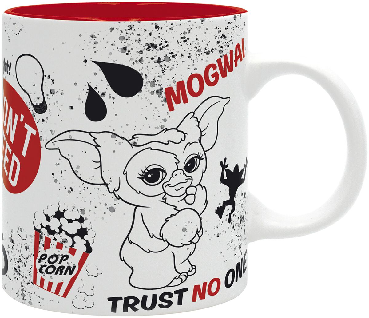 Gremlins Gizmo Hrnek bílá/cerná/cervená - Merchstore.cz Gremlins Gizmo Hrnek bílá/cerná/cervená - Merchstore.cz