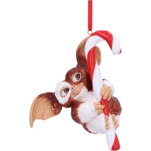 Gremlins Nemesis Now - Gizmo Candy Cane Vánocní ozdoba - koule standard - Merchstore.cz