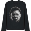 Halloween Michael Myers - The Shape - Large Face Tričko s dlouhým rukávem černá - Merchstore.cz