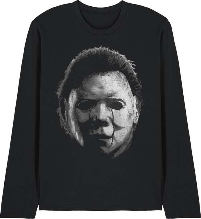 Halloween Michael Myers - The Shape - Large Face Tričko s dlouhým rukávem černá - Merchstore.cz Halloween Michael Myers - The Shape - Large Face Tričko s dlouhým rukávem černá - Merchstore.cz