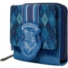 Harry Potter Denimový ruksak Loungefly - Hogwarts Peněženka tmavě modrá - Merchstore.cz