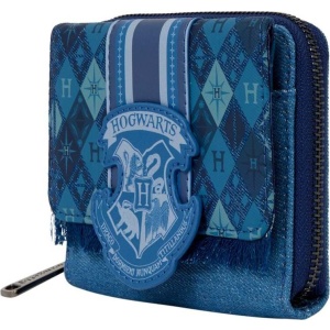 Harry Potter Denimový ruksak Loungefly - Hogwarts Peněženka tmavě modrá - Merchstore.cz