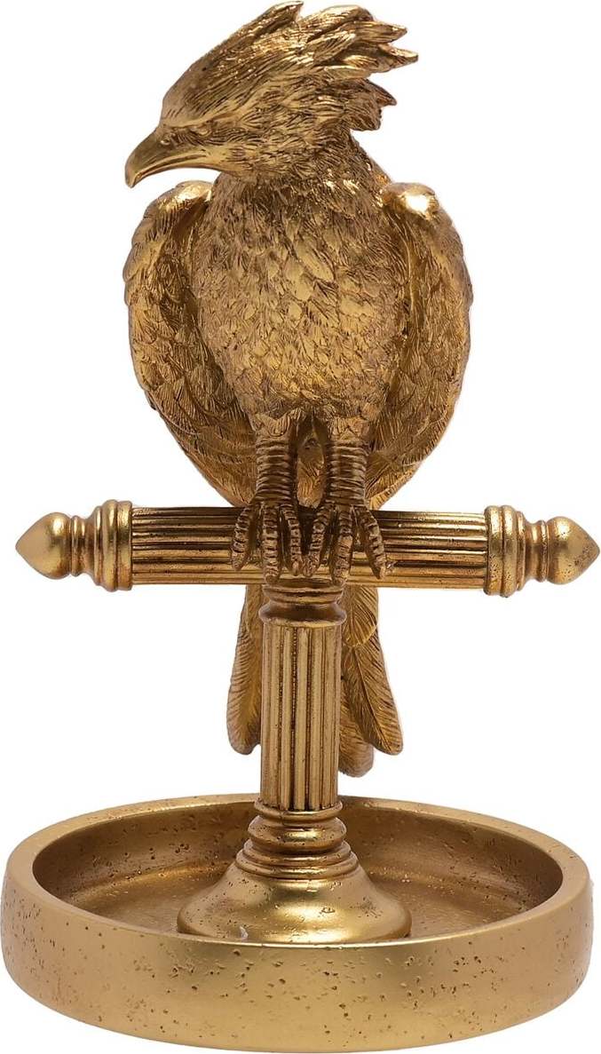 Harry Potter Fawkes Socha zlatá - Merchstore.cz