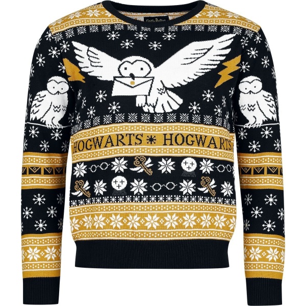 Harry Potter Hedwig Pletený svetr vícebarevný - Merchstore.cz
