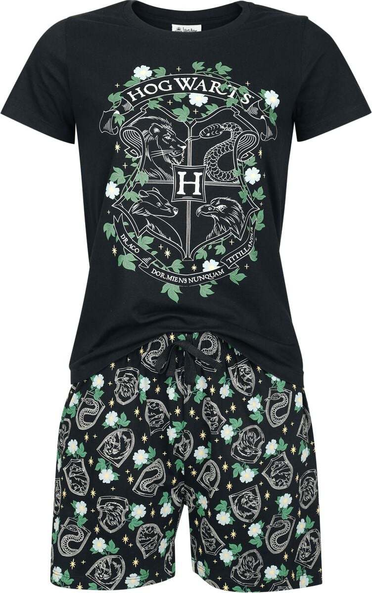 Harry Potter Hogwarts pyžama černá - Merchstore.cz Harry Potter Hogwarts pyžama černá - Merchstore.cz