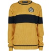 Harry Potter Hufflepuff - Quidditch Pletený svetr žlutá/cerná - Merchstore.cz