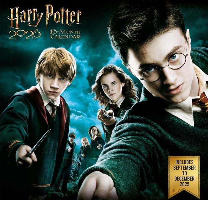 Harry Potter Nástěnný kalendář 2026 Nástenný kalendář vícebarevný - Merchstore.cz Harry Potter Nástěnný kalendář 2026 Nástenný kalendář vícebarevný - Merchstore.cz