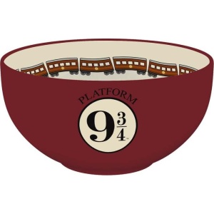 Harry Potter Nástupiště 9 3/4 Cereální miska cervená/béžová - Merchstore.cz