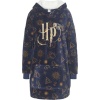 Harry Potter Oversized zimní mikina Harry Potter Mikina s kapucí modrá - Merchstore.cz