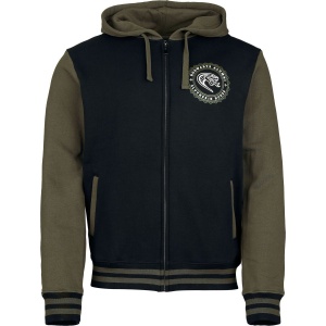 Harry Potter Slytherin Mikina s kapucí na zip vícebarevný - Merchstore.cz