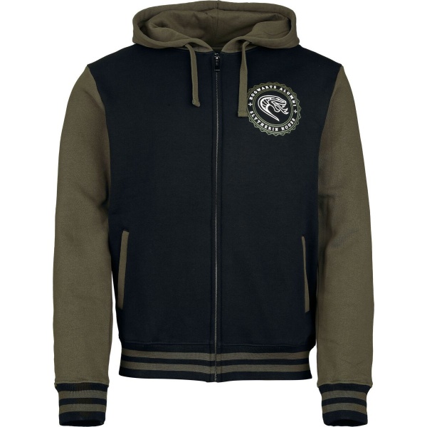 Harry Potter Slytherin Mikina s kapucí na zip vícebarevný - Merchstore.cz