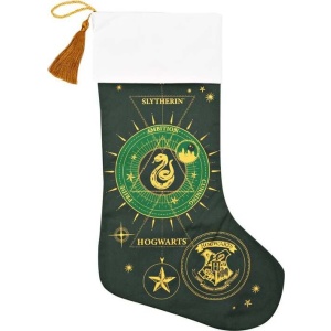 Harry Potter Vánoční ponožka Slytherin Nástenné dekorace vícebarevný - Merchstore.cz