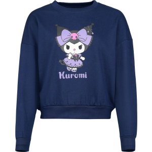 Hello Kitty Hello Kitty and Friends - Kuromi Dámská mikina modrá - Merchstore.cz