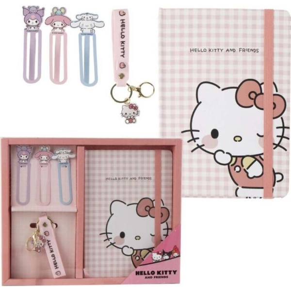Hello Kitty Hello Kitty And Friends Sada psacích potreb vícebarevný - Merchstore.cz