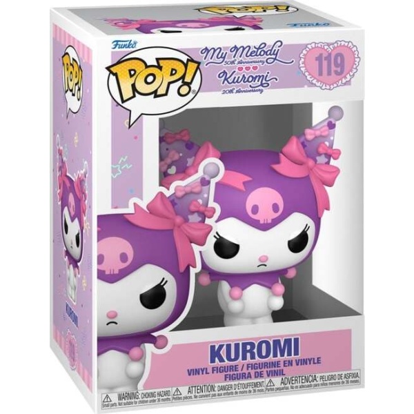 Hello Kitty Vinylová figurka č.119 Kuromi Grumpy Sberatelská postava standard - Merchstore.cz