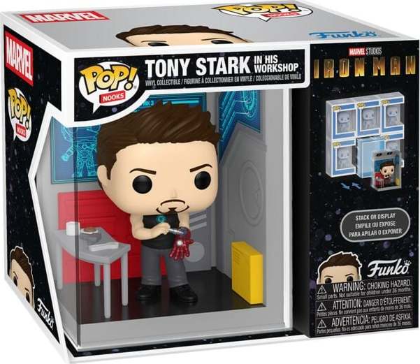 Iron Man Vinylová figurka Marvel - Tony Stark in his Workshop (Pop! Nooks) Sberatelská postava standard - Merchstore.cz Iron Man Vinylová figurka Marvel - Tony Stark in his Workshop (Pop! Nooks) Sberatelská postava standard - Merchstore.cz