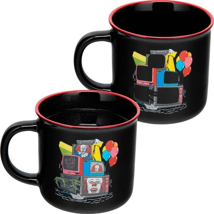 IT Magický hrnek IT - Pennywise kávový šálek černá - Merchstore.cz