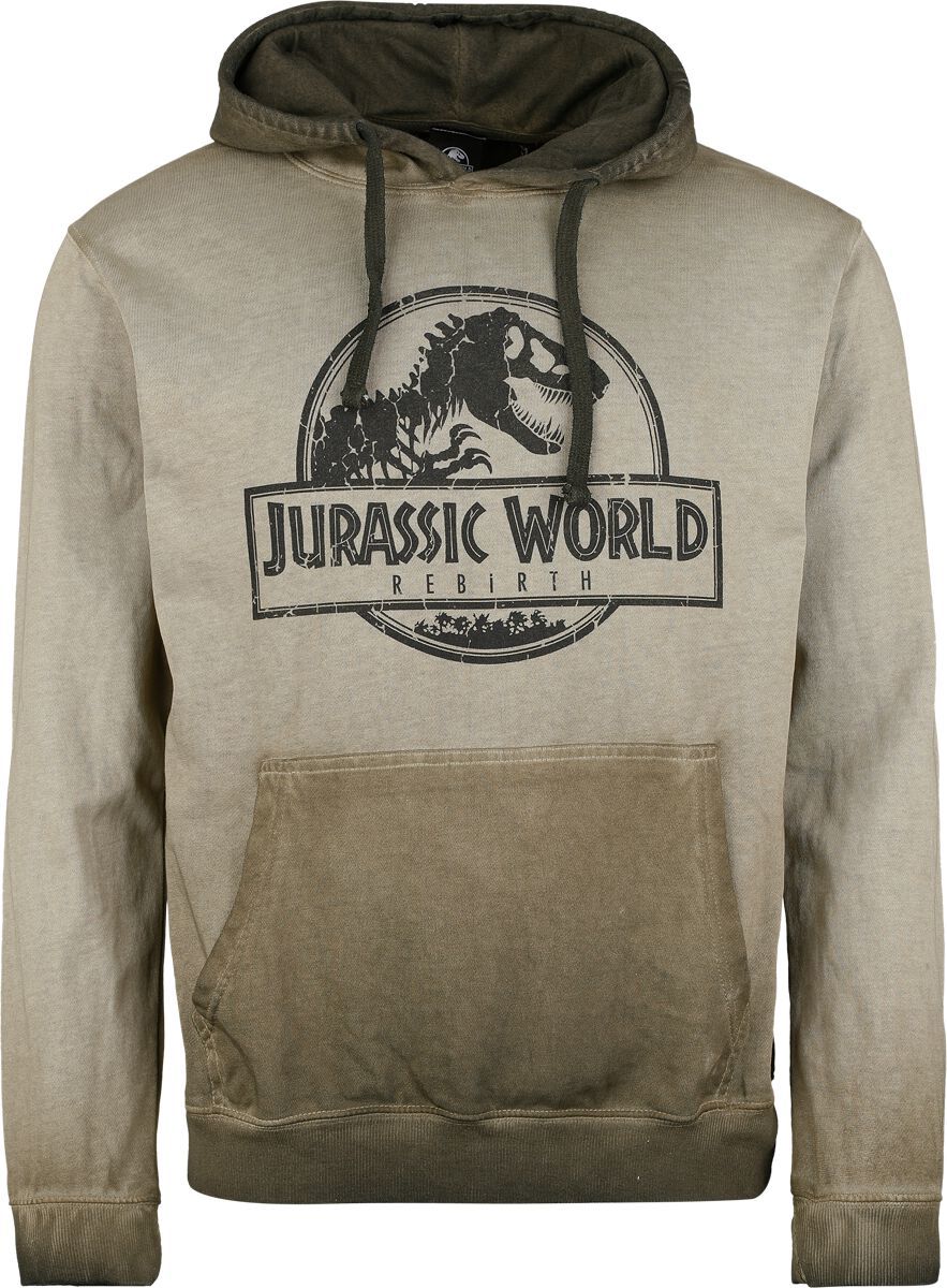 Jurassic Park Jurassic World - T-Rex Mikina s kapucí zelená - Merchstore.cz