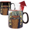 Jurassic Park Magický hrnek Gate Hrnek vícebarevný - Merchstore.cz