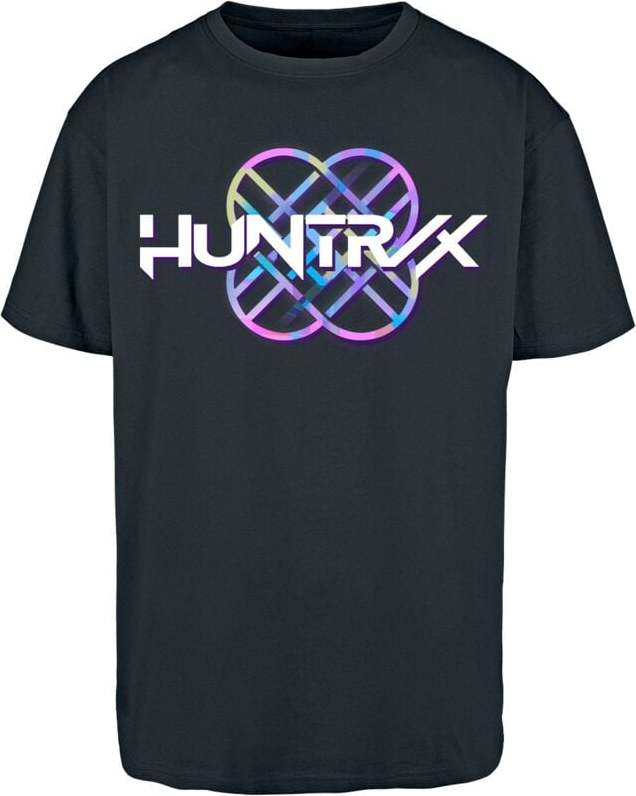 KPop Demon Hunters Huntrix Logo Tričko černá - Merchstore.cz KPop Demon Hunters Huntrix Logo Tričko černá - Merchstore.cz