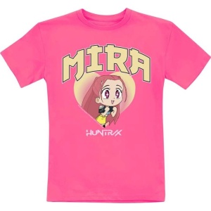 KPop Demon Hunters Huntrix Mira detské tricko fuchsie - Merchstore.cz