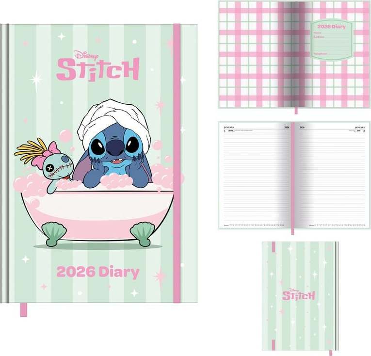 Lilo & Stitch Diář 2026 Diář vícebarevný - Merchstore.cz Lilo & Stitch Diář 2026 Diář vícebarevný - Merchstore.cz