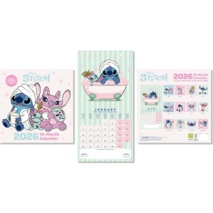 Lilo & Stitch Nástěnný kalendář 2026 Nástenný kalendář vícebarevný - Merchstore.cz