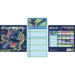 Lilo & Stitch Nástěnný kalendář 2026 Nástenný kalendář vícebarevný - Merchstore.cz