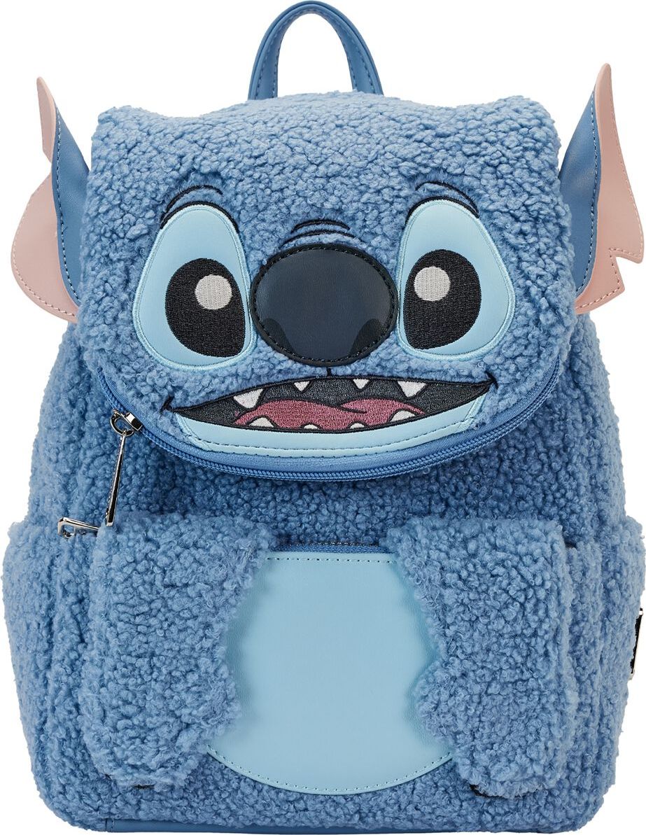 Lilo & Stitch Plyšák Loungefly - Stitch Batoh modrá - Merchstore.cz