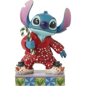 Lilo & Stitch Stitch ve vánočním pyžamu Sberatelská postava vícebarevný - Merchstore.cz