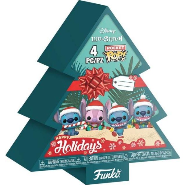 Lilo & Stitch Tree Box Pocket Pop! (4 ks) Klíčenka standard - Merchstore.cz