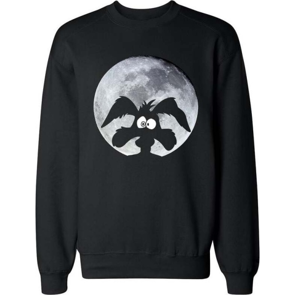 Looney Tunes Coyote - Moonlight Mikina černá - Merchstore.cz