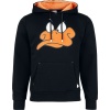 Looney Tunes Duffy Duck - Angry Duck Mikina s kapucí černá - Merchstore.cz