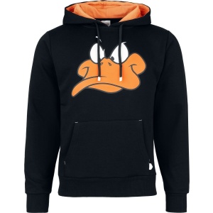 Looney Tunes Duffy Duck - Angry Duck Mikina s kapucí černá - Merchstore.cz