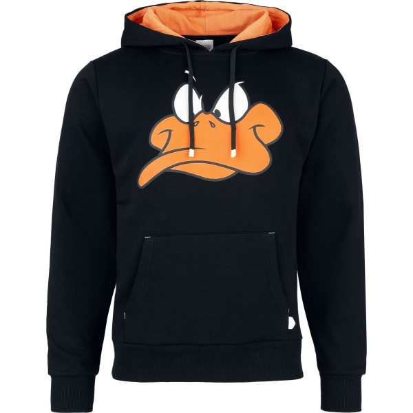 Looney Tunes Duffy Duck - Angry Duck Mikina s kapucí černá - Merchstore.cz