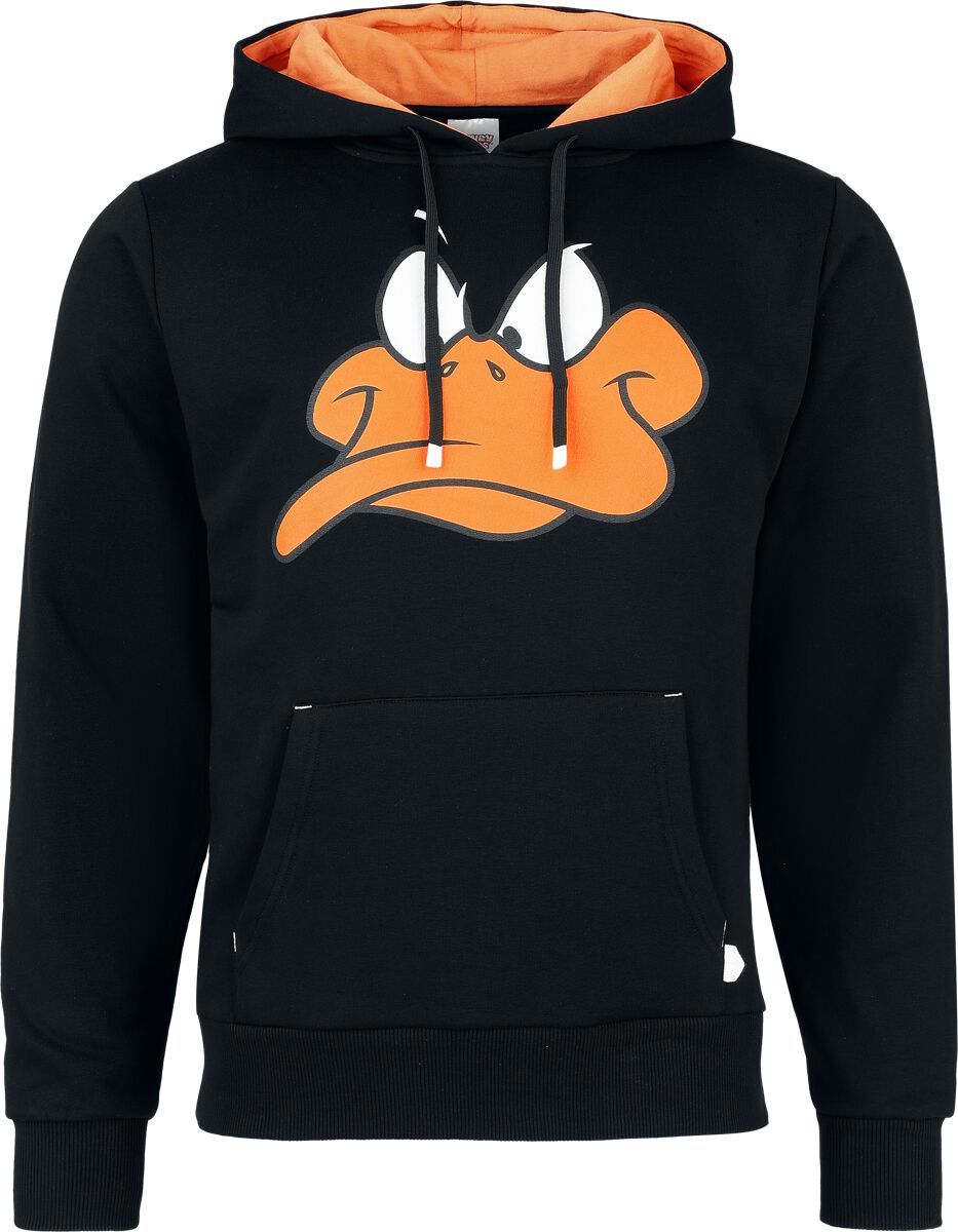 Looney Tunes Duffy Duck - Angry Duck Mikina s kapucí černá - Merchstore.cz
