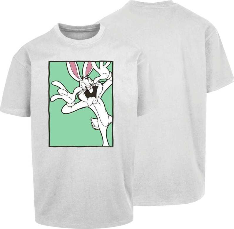 Looney Tunes Oversized tričko Funny Face Tričko bílá - Merchstore.cz