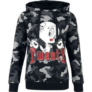 Looney Tunes Tweety Skull Dámská mikina s kapucí vícebarevný - Merchstore.cz