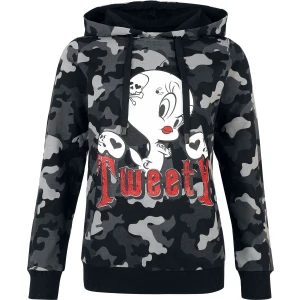 Looney Tunes Tweety Skull Dámská mikina s kapucí vícebarevný - Merchstore.cz