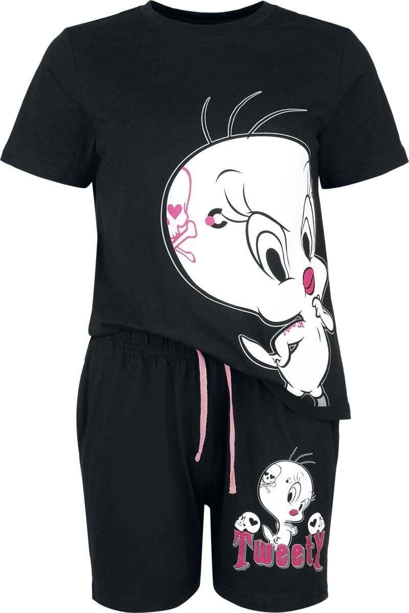 Looney Tunes Tweety Skull pyžama vícebarevný - Merchstore.cz