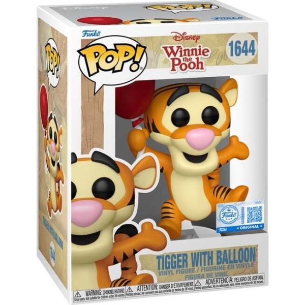Medvídek Pu Vinylová figurka č.1644 Tigger wirh Balloon Sberatelská postava standard - Merchstore.cz