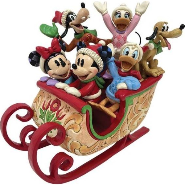 Mickey & Minnie Mouse A Sleigh Full of Joy Sberatelská postava vícebarevný - Merchstore.cz
