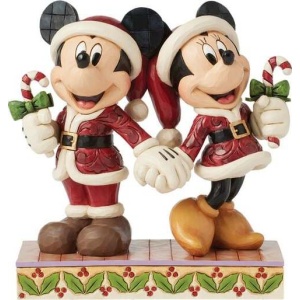 Mickey & Minnie Mouse Candy Cane Christmas Sberatelská postava vícebarevný - Merchstore.cz