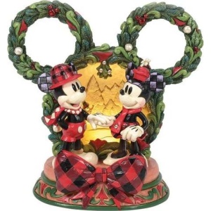 Mickey & Minnie Mouse Magical Winter Moments se světelným efektem Sberatelská postava vícebarevný - Merchstore.cz