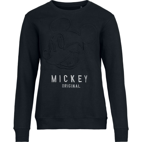 Mickey & Minnie Mouse Mickey Original Embossed Dámská mikina černá - Merchstore.cz