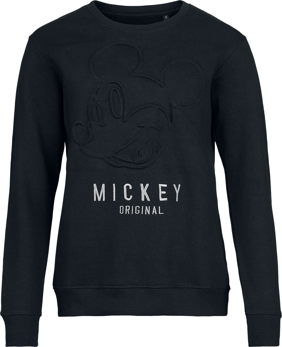 Mickey & Minnie Mouse Mickey Original Embossed Dámská mikina černá - Merchstore.cz Mickey & Minnie Mouse Mickey Original Embossed Dámská mikina černá - Merchstore.cz