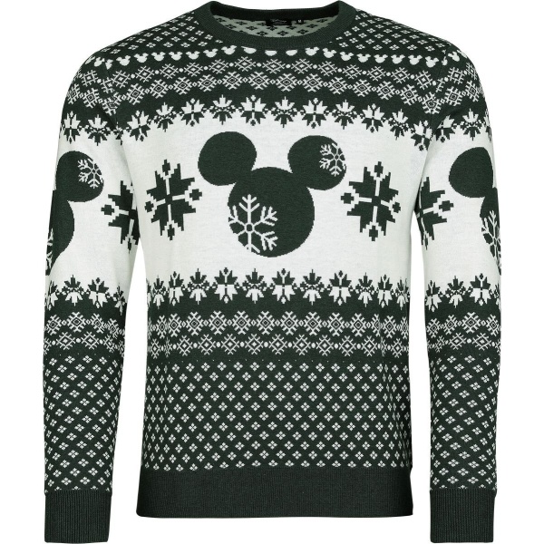 Mickey & Minnie Mouse Vánoční svetr Pletený svetr vícebarevný - Merchstore.cz