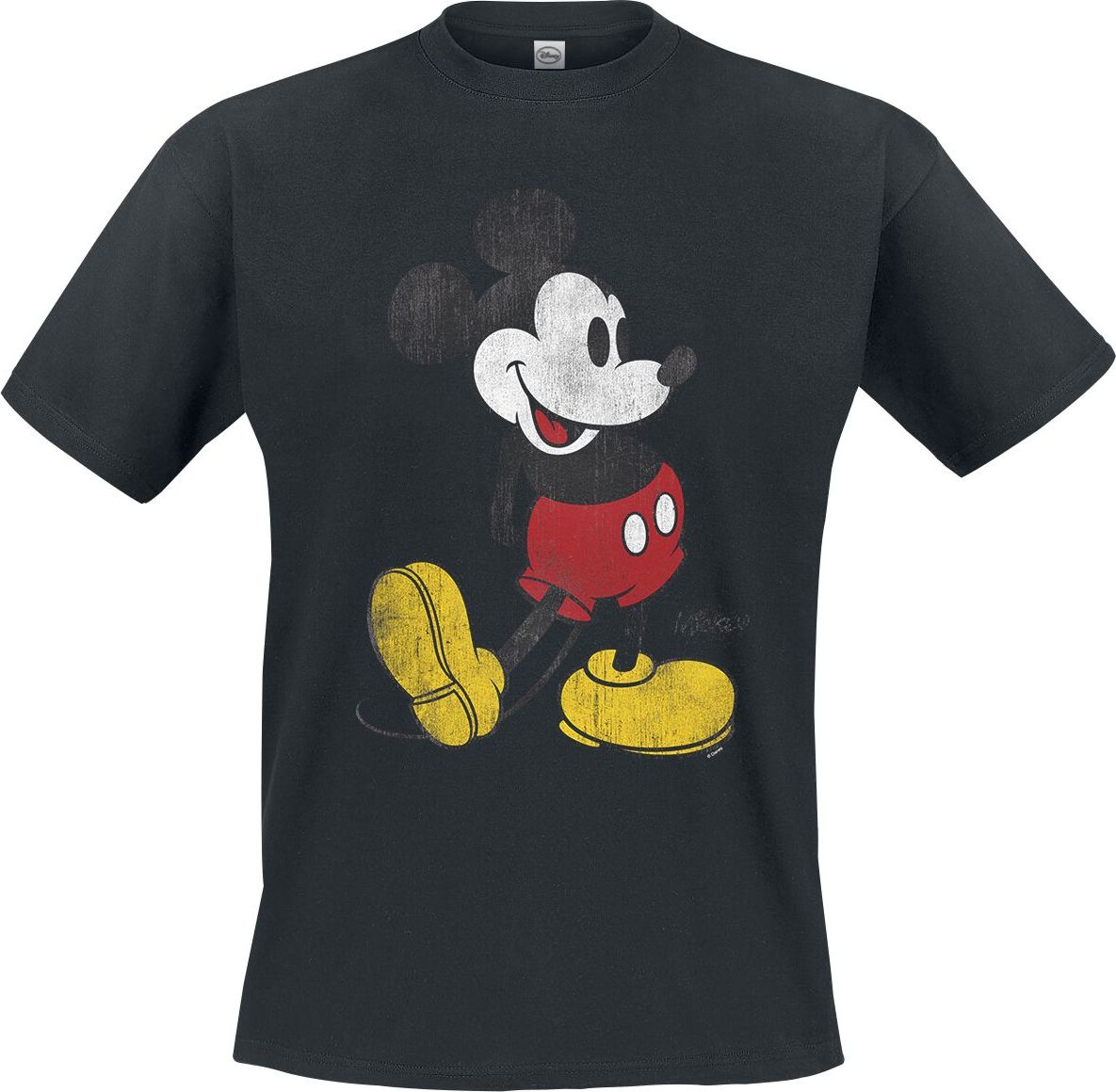 Mickey & Minnie Mouse Vintage Mickey Tričko černá - Merchstore.cz