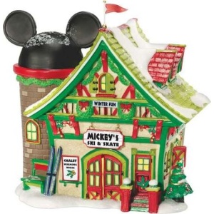 Mickey Mouse Mickey's Ski & Skate Shop dekorace vícebarevný - Merchstore.cz