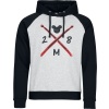 Mickey Mouse Rock Out Loud Mikina s kapucí šedá/cerná - Merchstore.cz
